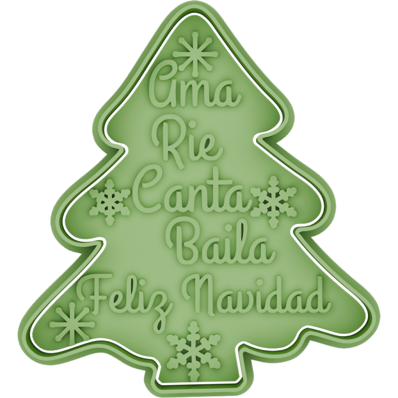 Arbol de Navidad con Palabras