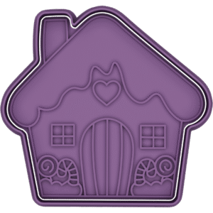 Casa de Navidad con Corazón