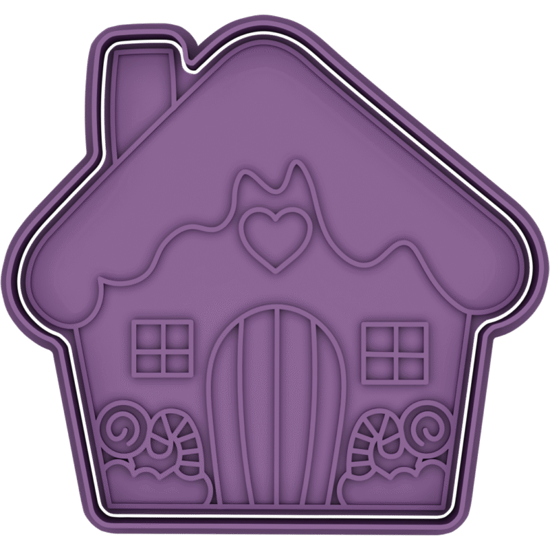 Casa de Navidad con Corazón