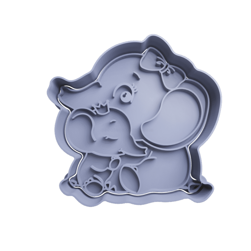 Elefante Mama con su Hijo