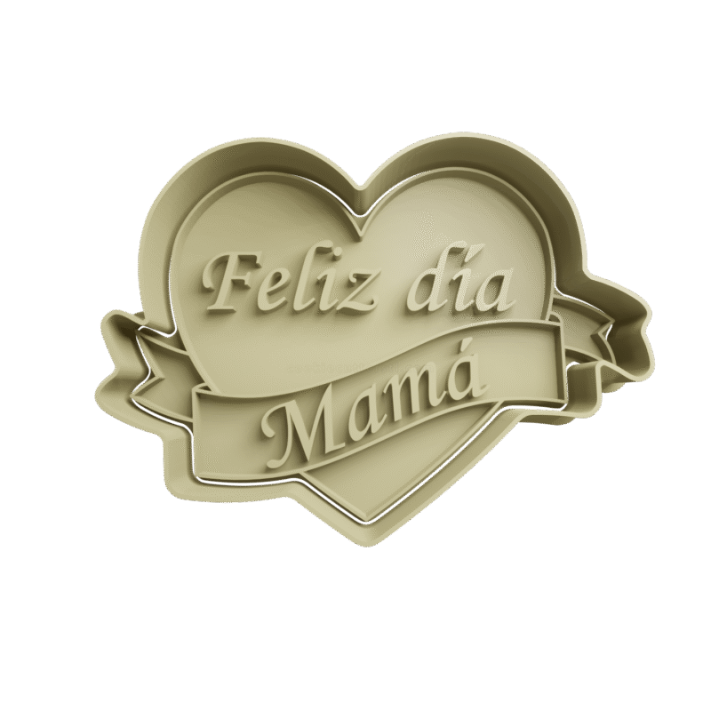 Corazon con Cinta - Feliz día Mamá