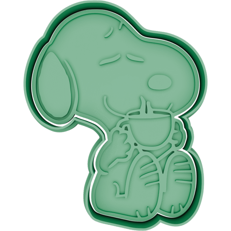 Snoopy Tomando Café