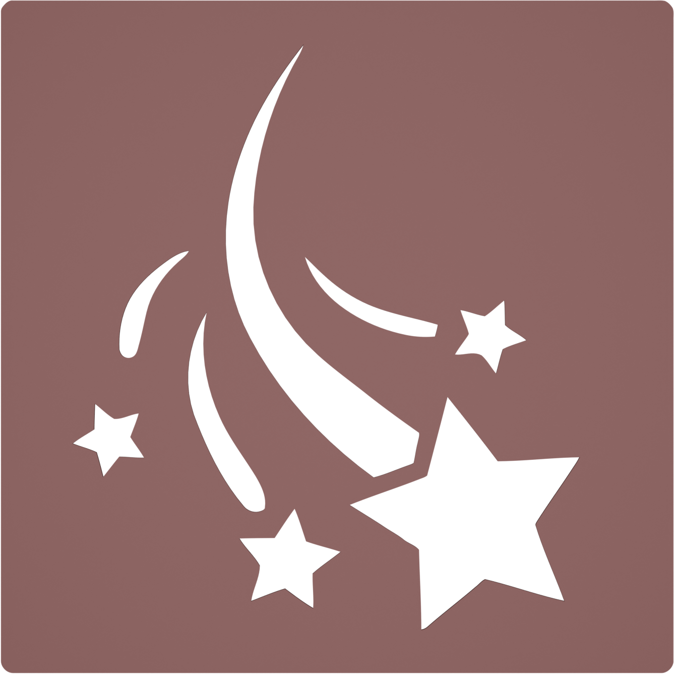 Stencil - Estrella Fugaz Navidad