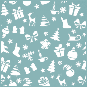 Stencil - Navidad Vintage