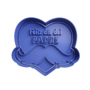 Feliz Dia del Padre Corazon con Mostacho