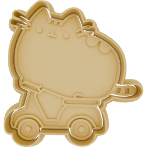 Gato Pusheen en Moto