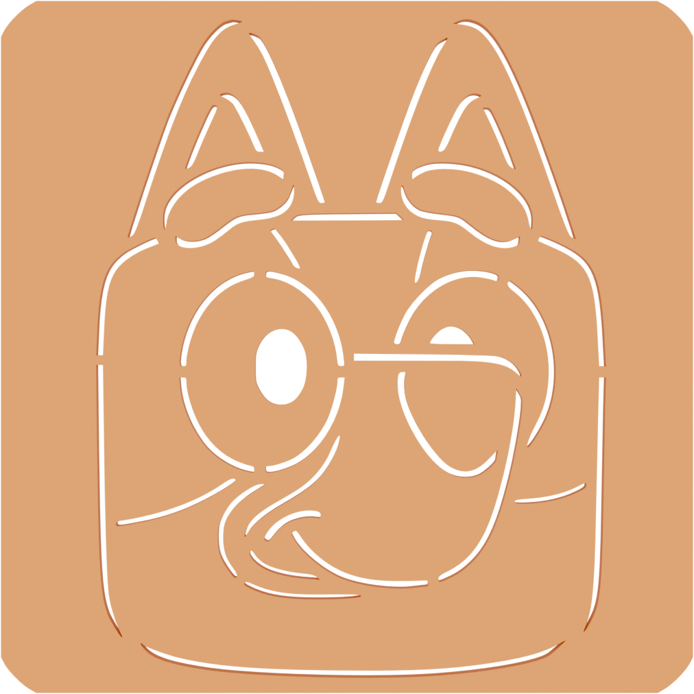 Stencil - Bluey Carita