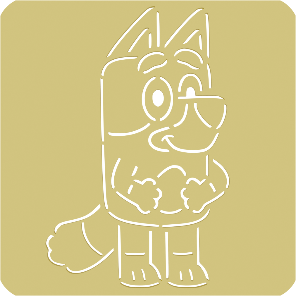 Stencil - Bluey