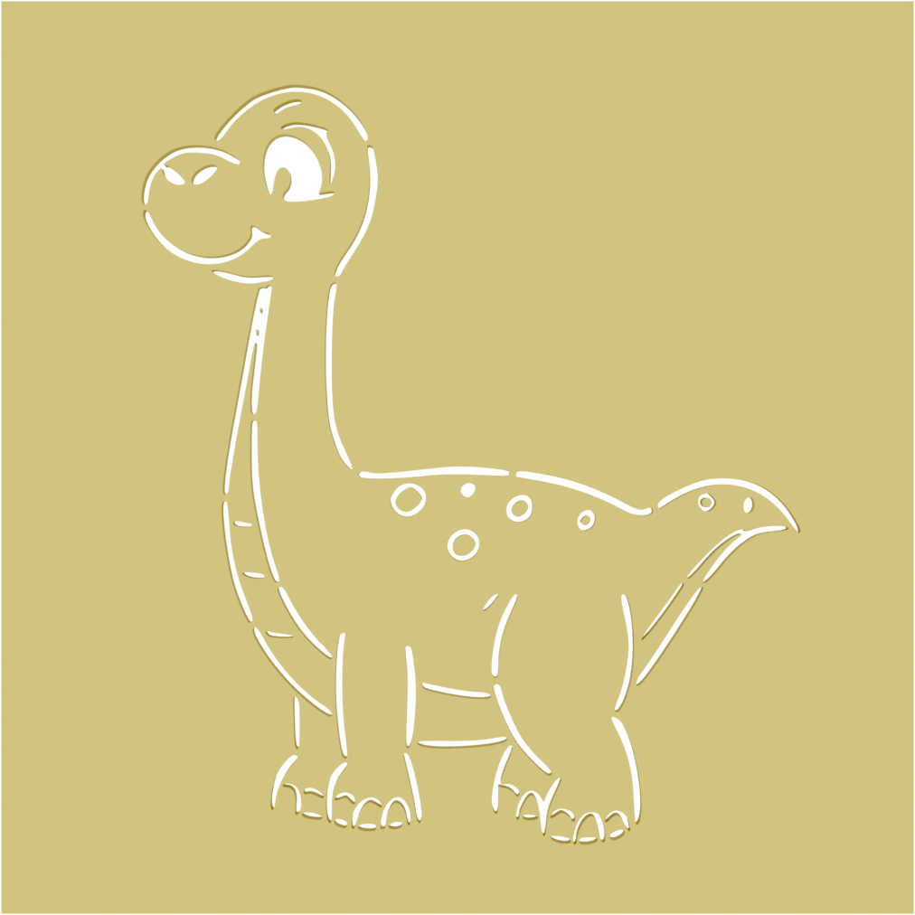 Stencil – Dinosaurio