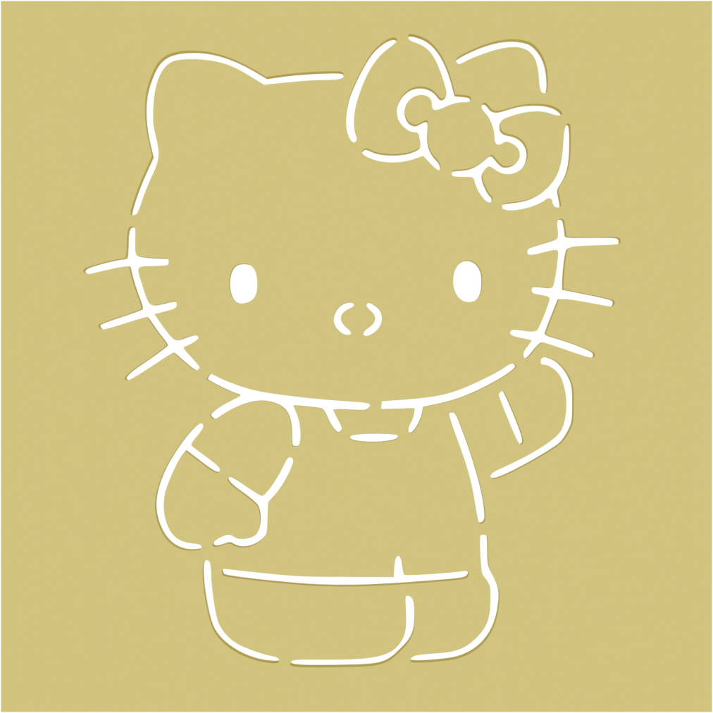 Stencil – Hello Kitty