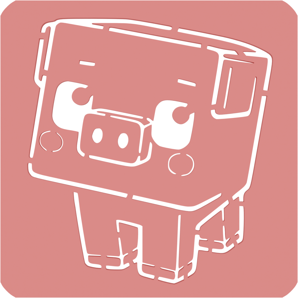 Stencil - Minecraft Cerdo