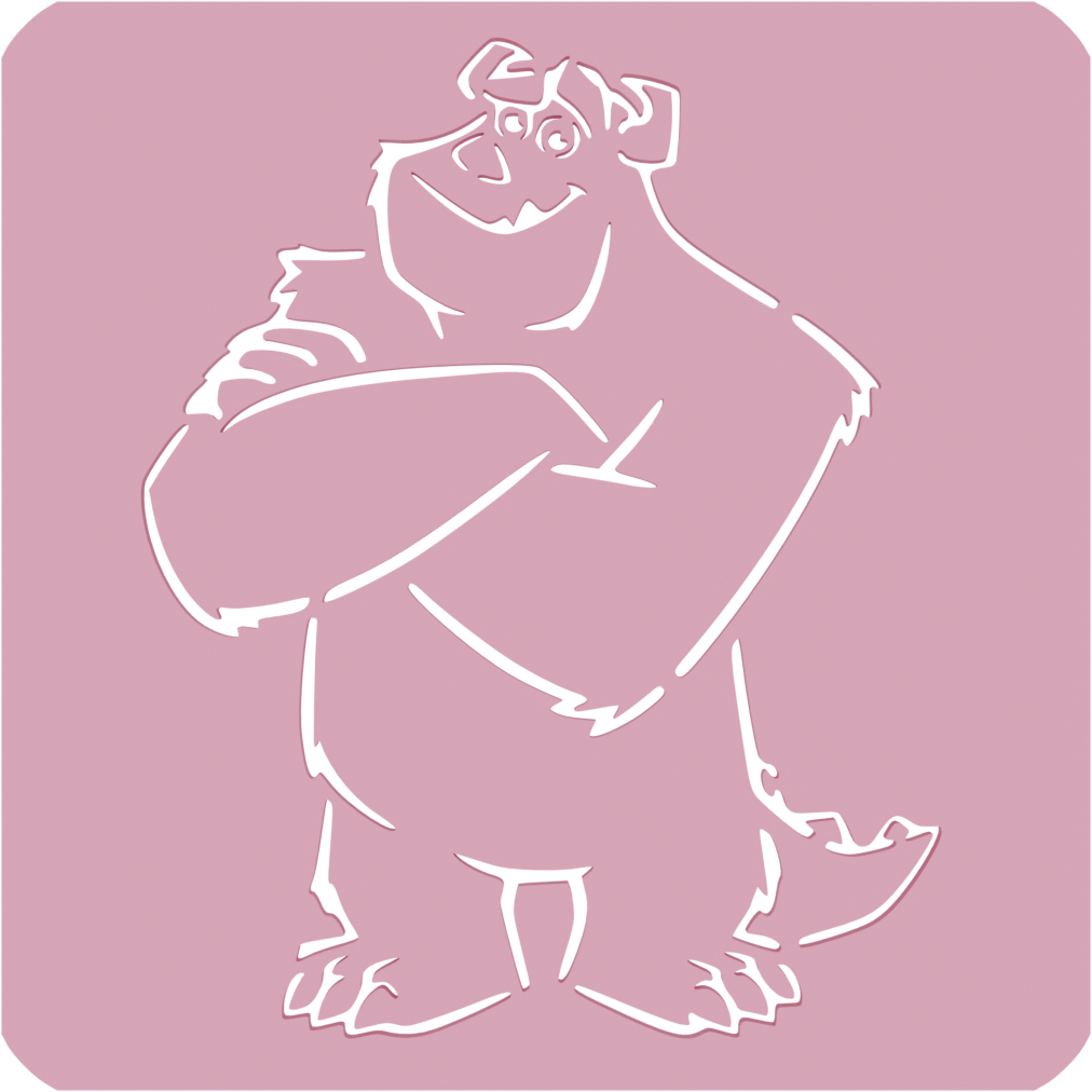 Stencil - Monster Inc Sullivan