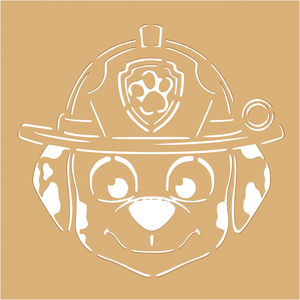 Stencil – Perro Dálmata Paw Patroll