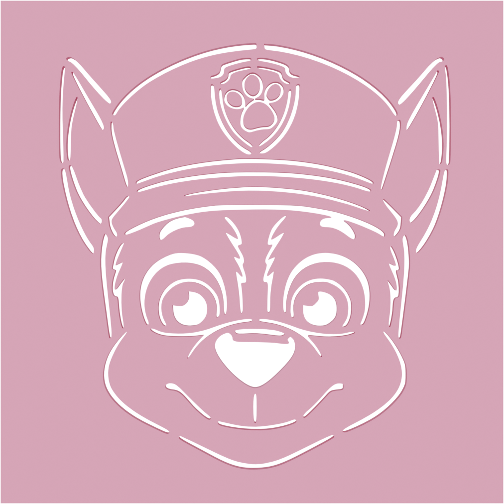 Stencil – Perro Policial Paw Patroll