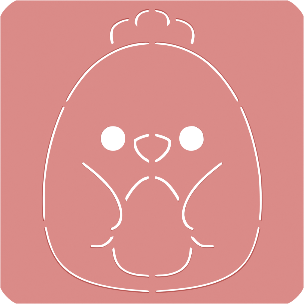Stencil - Pollito