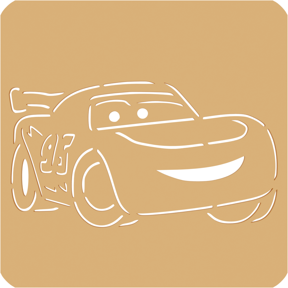 Stencil - Rayo McQueen